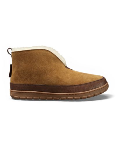 Men's eddie bauer store shearling scuff slippers