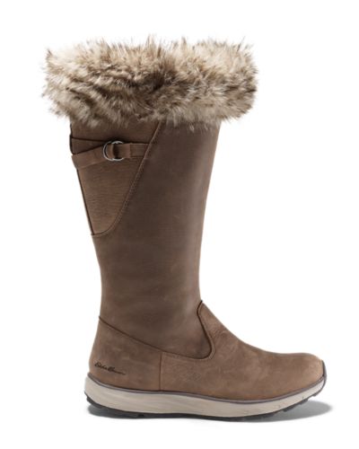 women's mountain lodge boots sherpa insulated lace up