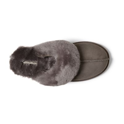 eddie bauer shearling scuff slippers