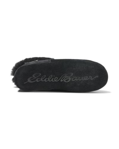 Eddie bauer shearling boot slipper hot sale