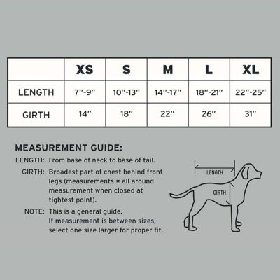 Eddie bauer coat size on sale chart