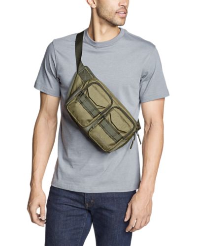eddie bauer cargo sling bag