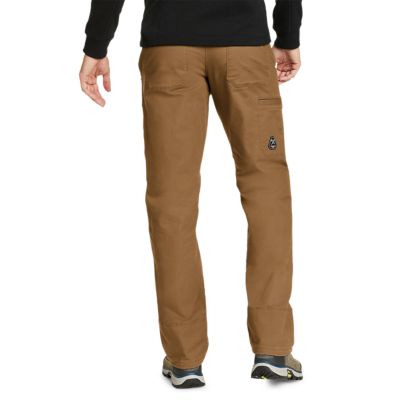 eddie bauer mens fleece lined pants