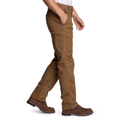 flannel lined khakis