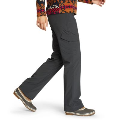 eddie bauer women's fleece lined pants