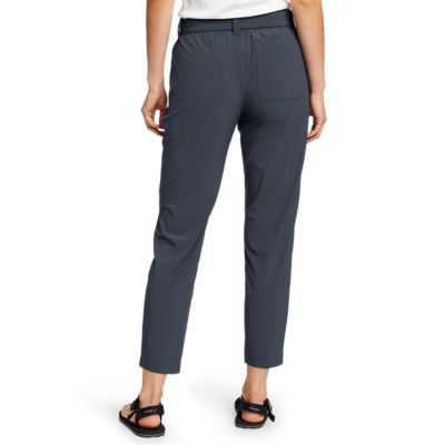 Women's Departure Slim Ankle Tie-waist Pants | Eddie Bauer