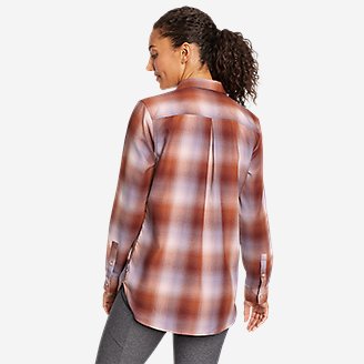 Thumbnail View 2 - Women's Eddie Bauer Expedition Performance Flannel 2.0 Shirt