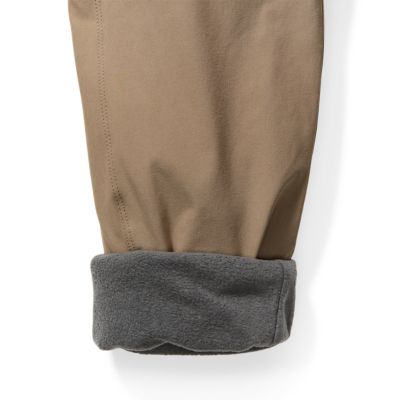 Fleece lined pull on on sale pants