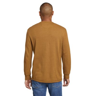 eddie bauer men's eddie's favorite thermal henley shirt