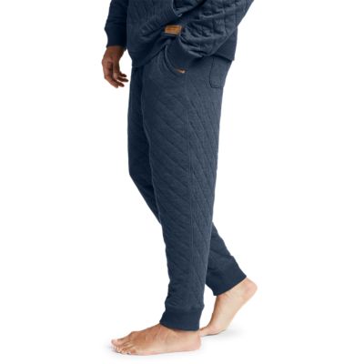 quilted jogger pants