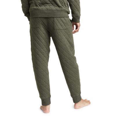 quilted jogger pants