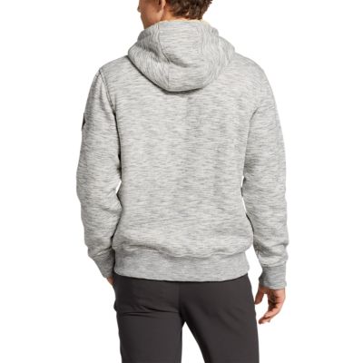 faux shearling hoodie mens