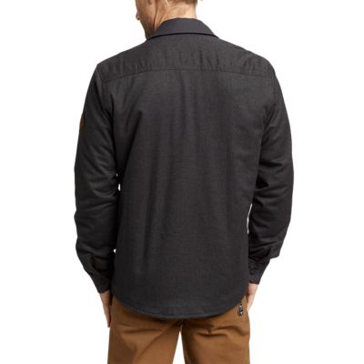 shearling lined shirt jacket