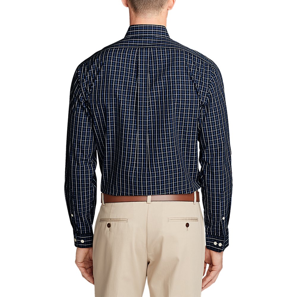 Eddie Bauer Men's Wrinkle-Free Classic Fit Pinpoint Oxford Shirt ...