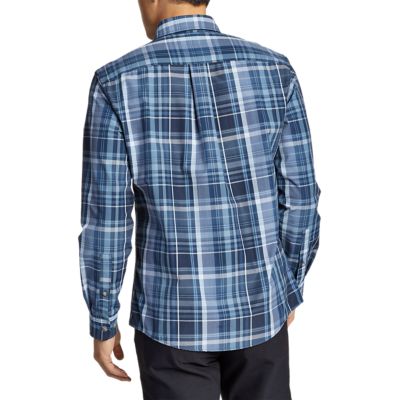 Men's On The Go Long-sleeve Poplin Shirt | Eddie Bauer