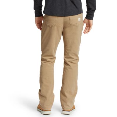 eddie bauer men's flannel lined jeans