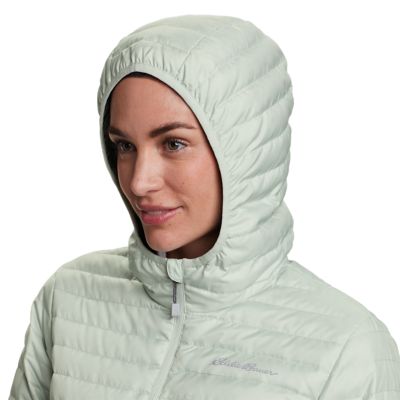 Women's Microlight Down Hooded Jacket | Eddie Bauer Outlet