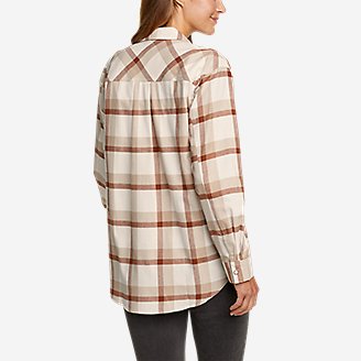 Thumbnail View 2 - Women's Field Flannel Snap-Front Tunic
