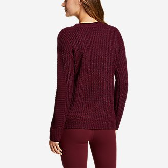 Thumbnail View 2 - Women's Pullover Crewneck Sweater