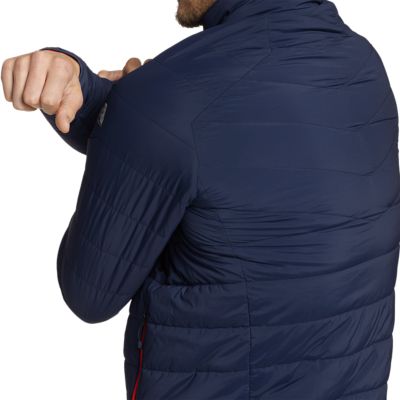 Men's quilted stretch hot sale reversible jacket