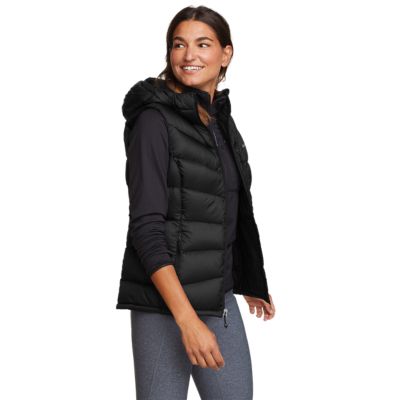 Black hooded vest online womens