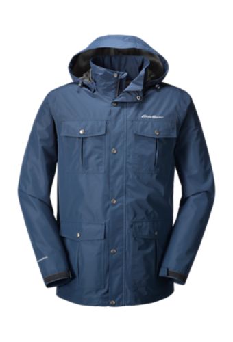 Genuine Eddie Bauer Rain Jacket (Men) Small / Navy