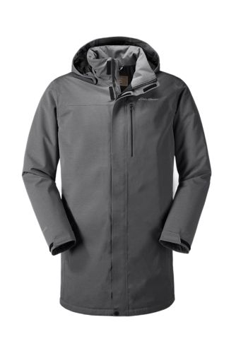 Eddie bauer insulated trench on sale coat