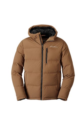 eddie bauer glacier peak seamless stretch down hooded jacket