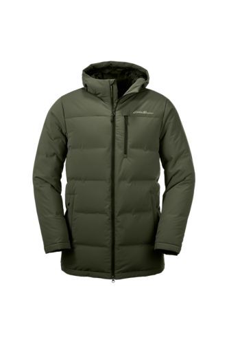 eddie bauer glacier peak seamless stretch down hooded jacket