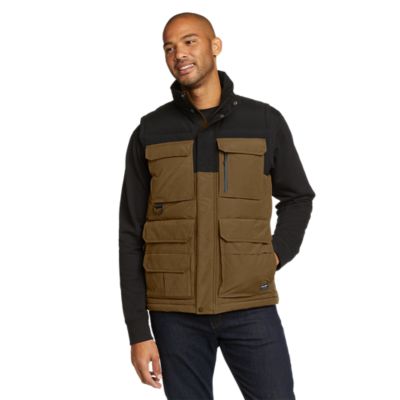 Eddie Bauer Embroidered Men's Fleece Vest - Queensboro