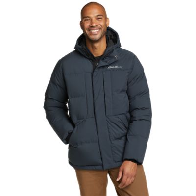 Eddie Bauer Men's Superior Down Parka, Antique Bronze Recycled