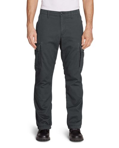 Men's Flannel-lined Cargo Pants | Eddie Bauer