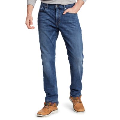 fleece lined jeans mens