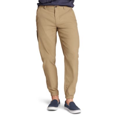 Chino joggers store with belt loops