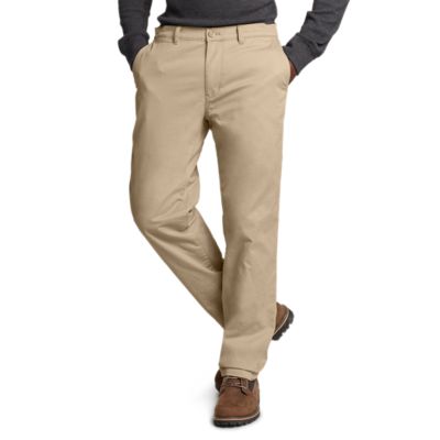 Men's Flex Fleece-lined Chinos - Slim 