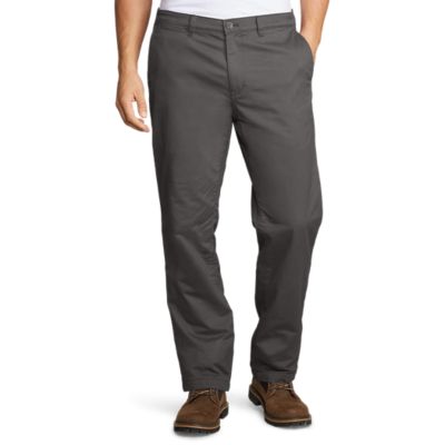 lined chinos