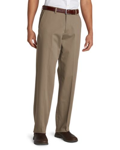 Image of Men's Flat-Front Relaxed Khakis