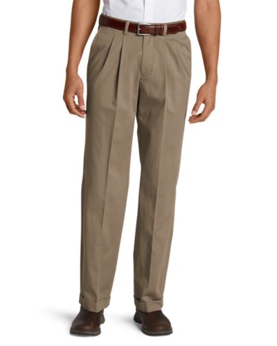 Image of Men's Dress Performance Pleated Khakis - Relaxed