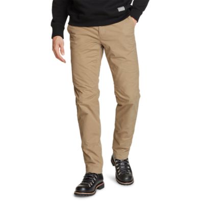 Eddie Bauer Men's Voyager Flex Fleece-Lined Chino Pants