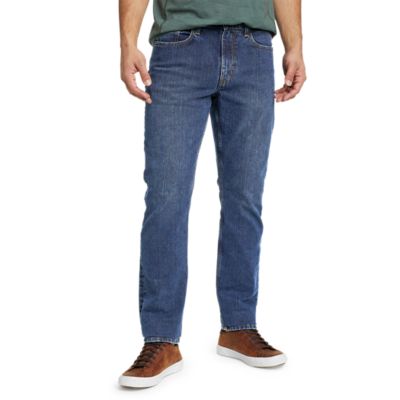 Eddie Bauer Men's H2Low Flex Flannel-Lined Jeans