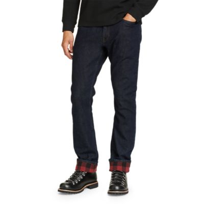 Men's H2low Flex Flannel-lined Jeans | Eddie Bauer