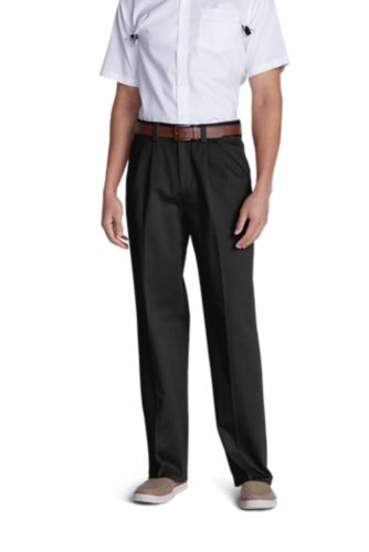 Image of Men's Wrinkle-Free Relaxed Fit Comfort Waist Casual Performance Chino Pants