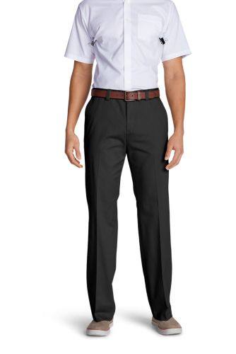 Men's Casual Performance Chino Flatfront Pants Classic Fit Eddie Bauer