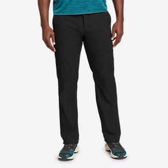 Classic Fit Eddie Bauer Mens Casual Performance Chino Flat-Front Pants 