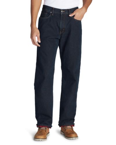 Men's Flannel-lined Jeans - Relaxed Fit | Eddie Bauer