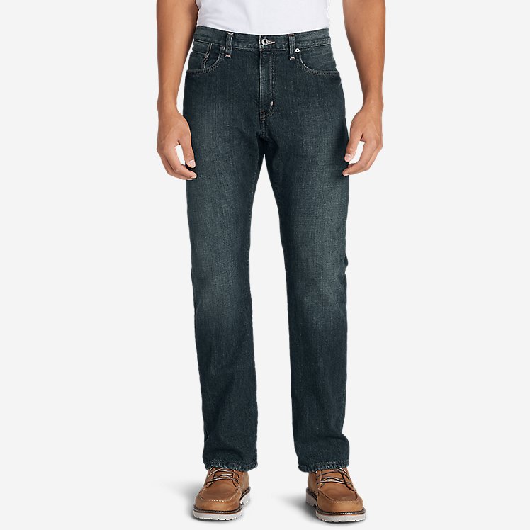 Men's Fleece-lined Jeans - Straight Fit | Eddie Bauer