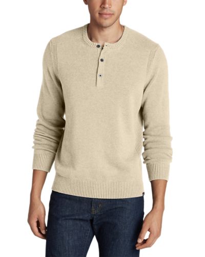 eddie bauer henley sweater