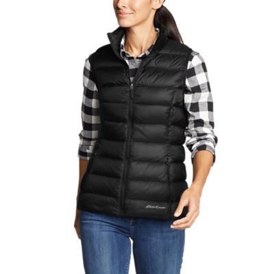 eddie bauer goose down vest womens