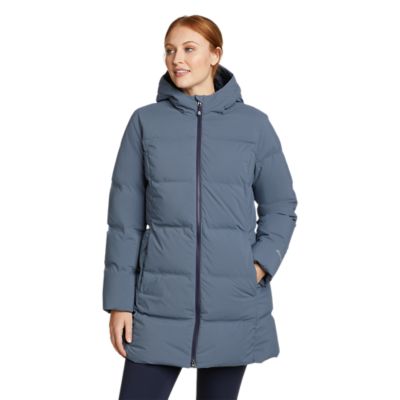 Eddie Bauer Women's Glacier Peak Seamless Stretch Down Parka. 1