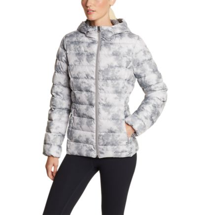 women's down hooded coat